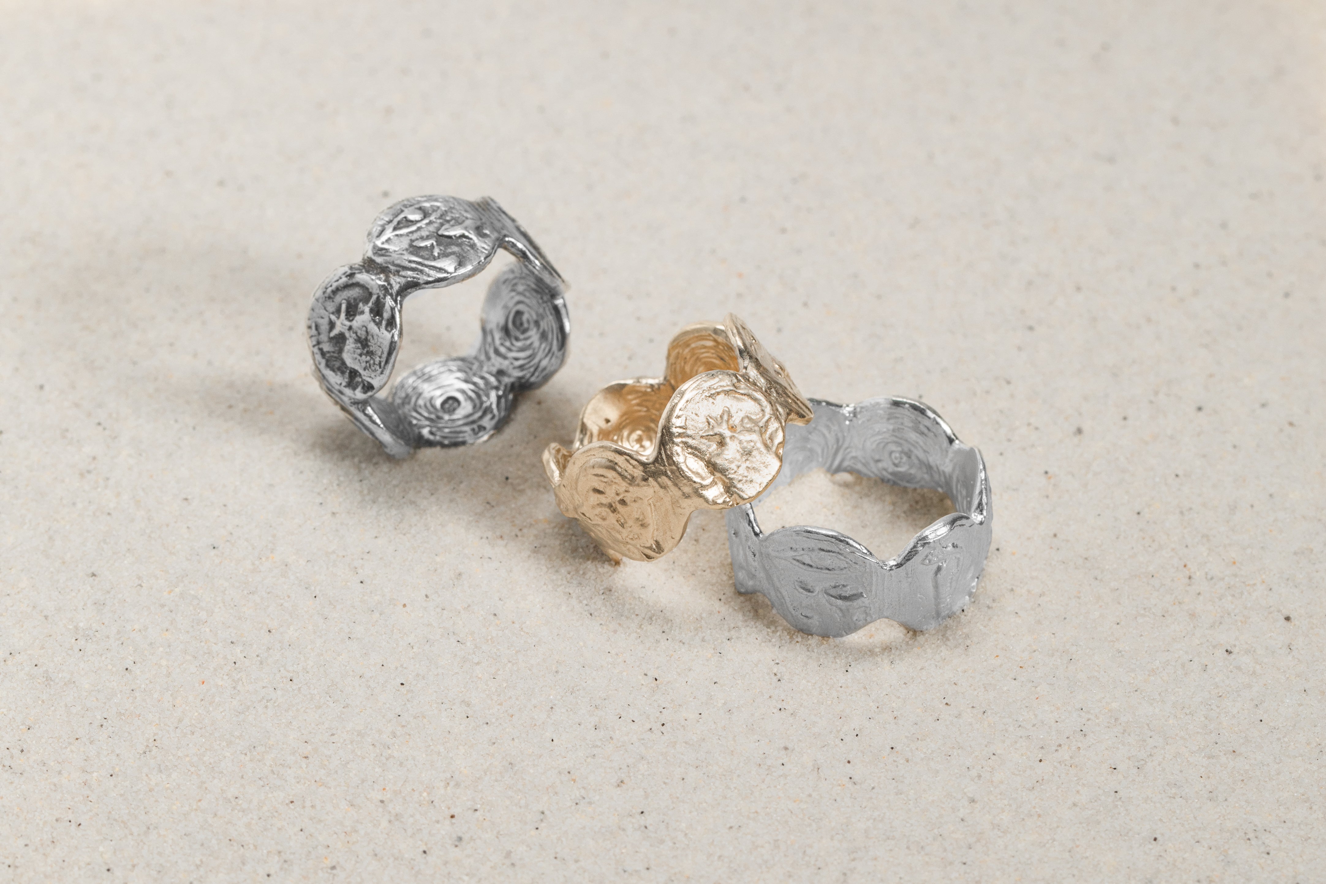 Hieroglyph Band Ring