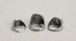 Men's Adoring Eye Signet Ring