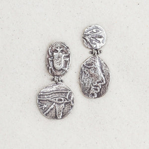 Eyes on Nefertiti Dangle Earrings