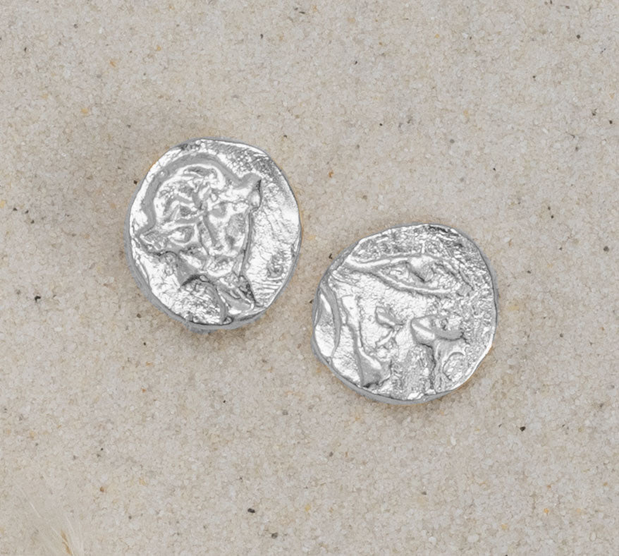 Hieroglyph Stud Earrings